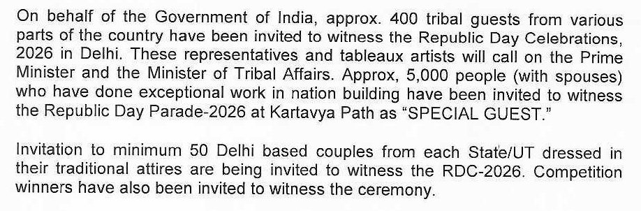 Republic Day Celebrations 2026